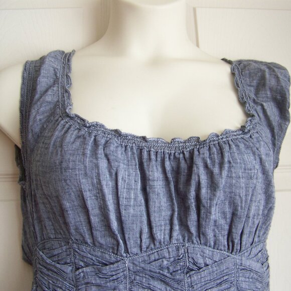 max studio dress short sleeves hobo gray size s - Picture 5 of 7